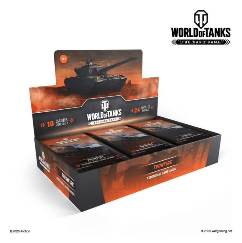 World of Tanks TCG Twinfire Booster Display (24) *English Version* 1