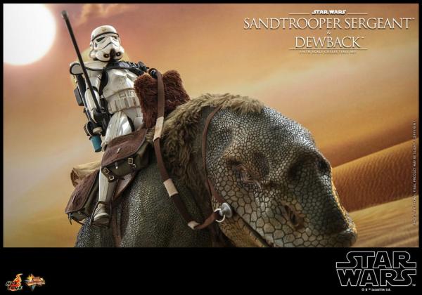 Star Wars Episode IV: Sandtrooper Sergeant & Dewback 1/6 Action Figure - Hot Toys