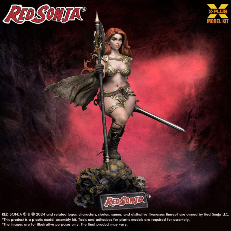 Red Sonja Plastic Model Kit 1/8 Red Sonja 27 cm 3
