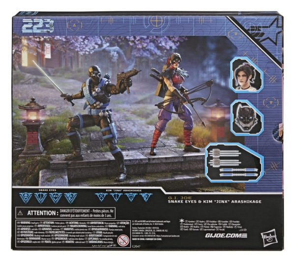G.I. Joe Classified Series Action Figure 2-Pack Snake Eyes & Kim "Jinx" Arashikage 15 cm 1