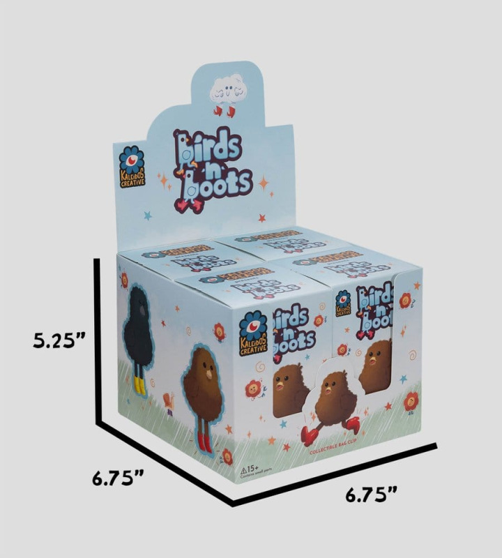 Birds N Boots Mini Figures 8 cm Blind Box Display (4) 8