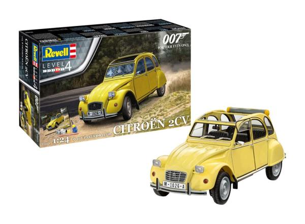 James Bond Model Kit Gift Set 1/24 Citroen 2 CV (For Your Eyes Only)