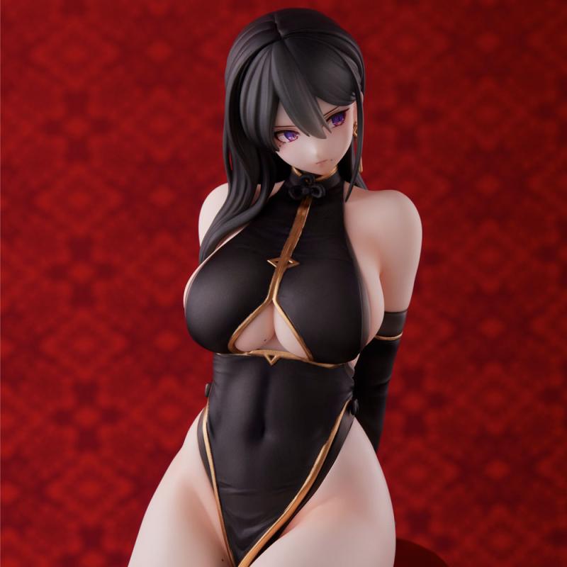 Original Character PVC Statue Hayabusa Illustration Black China Dress-chan 16 cm