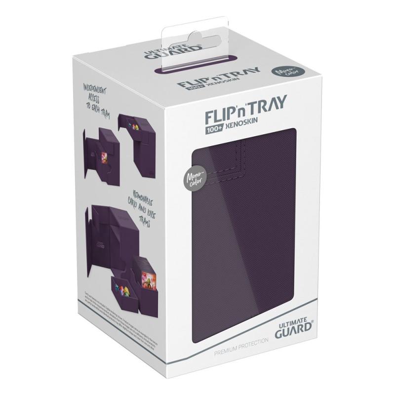 Ultimate Guard Flip`n`Tray 100+ XenoSkin Monocolor Purple