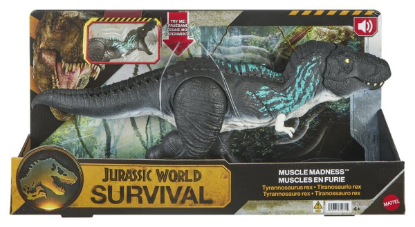 Jurassic World: Survival Action Figure Muscle Madness Tyrannosaurus Rex 56 cm 4