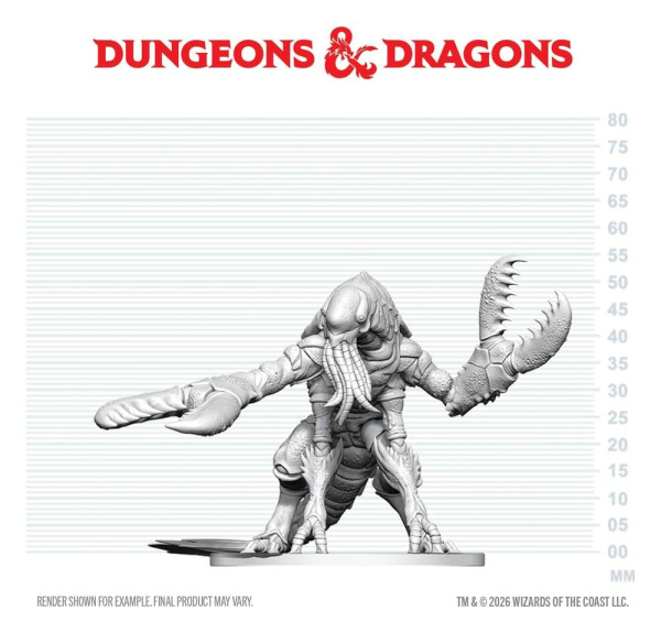 D&D Nolzur's Marvelous Miniatures Mini Figure Chuul 6 cm