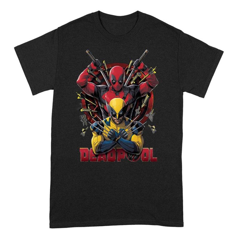 Deadpool T-Shirt Deadpool And Wolverine Pose