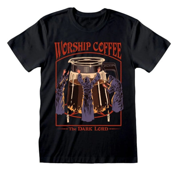Steven Rhodes T-Shirt Worship Coffee Size M 1
