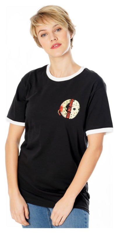 Friday the 13th T-Shirt Life Ring Mask Reverse Size S 6