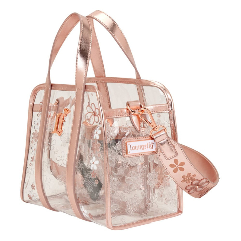 Loungefly Crossbody Bag Clear Floral 1