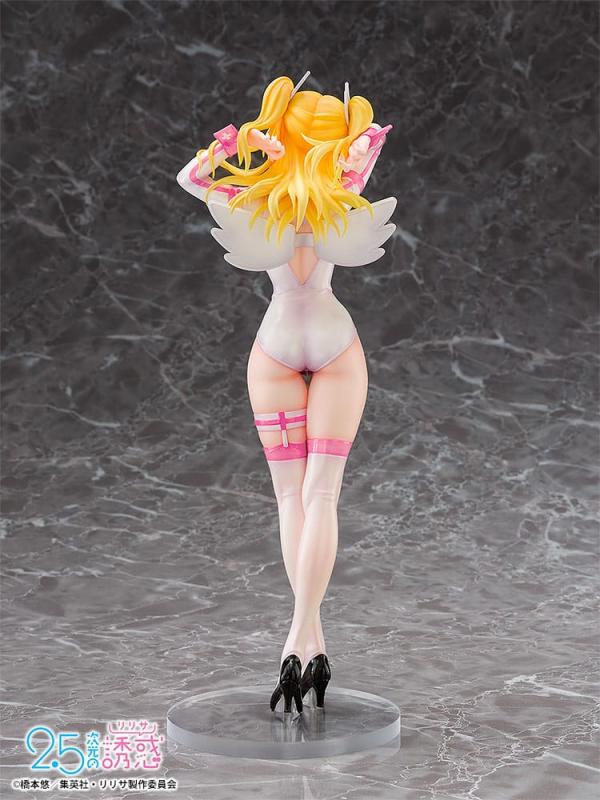 2.5 Dimensional Seduction PVC Statue 1/7 Liliel Angel School spin-off Training Suit/Ririsa 25 cm 3