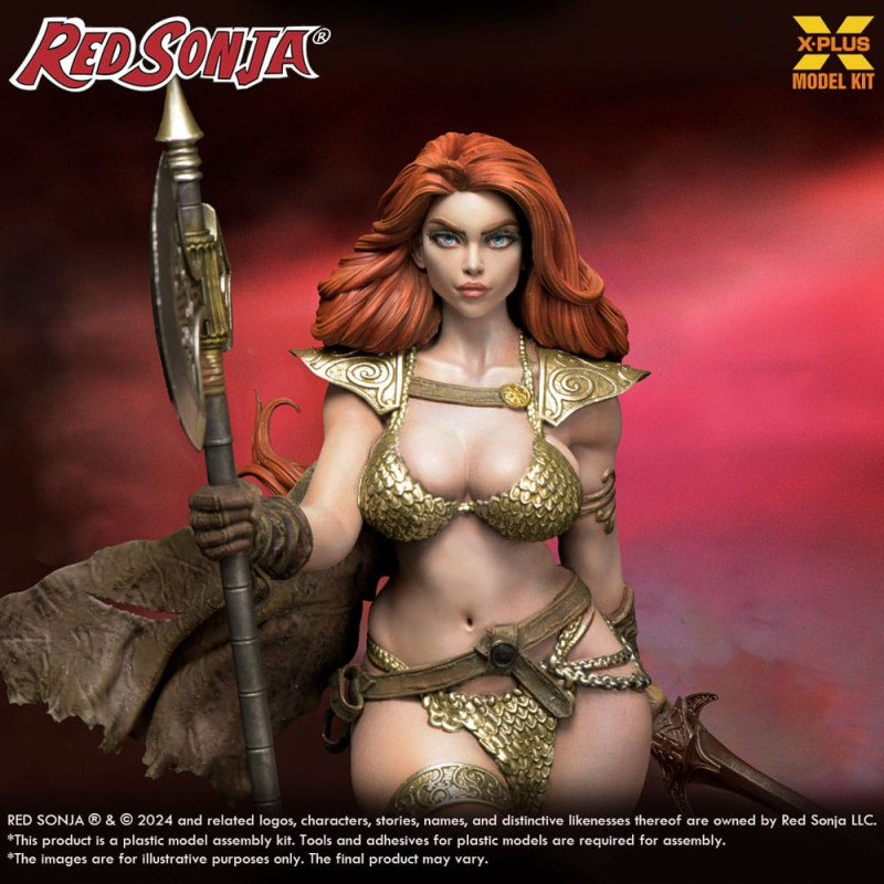 Red Sonja Plastic Model Kit 1/8 Red Sonja 27 cm 9
