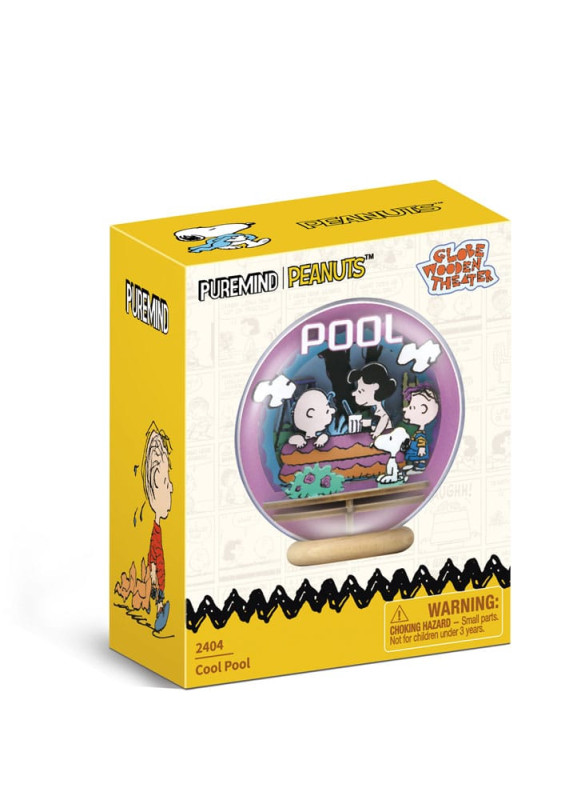 Peanuts Puremind Model Kit Wooden Theater Globe Cool Pool 4