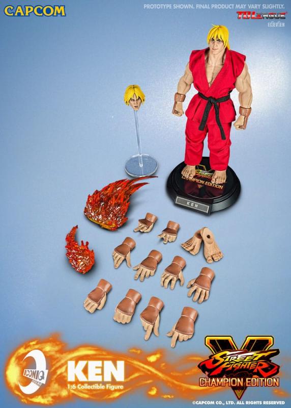 Street Fighter: Ken Masters 1/6 Action Figure - Iconiq Studios