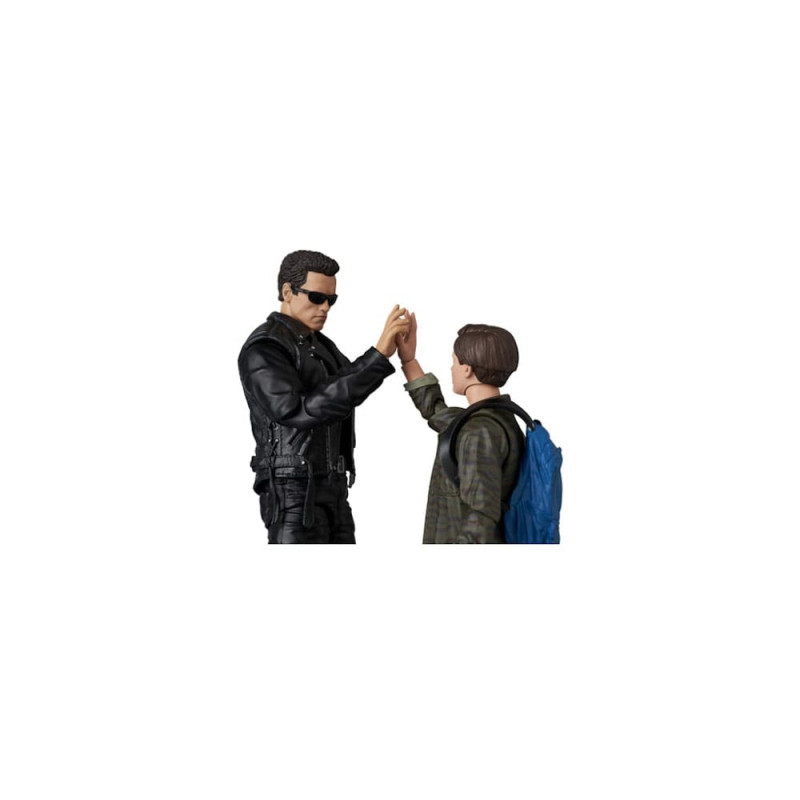 Terminator 2 MAFEX Action Figure T-800 (T2 Ver.) & John Connor 16 cm 2