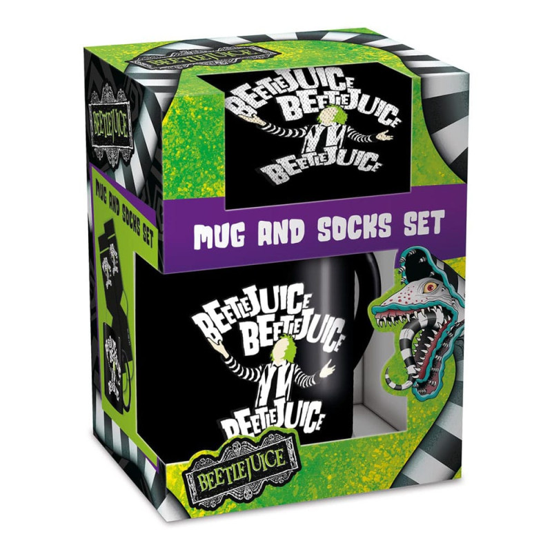 Beetlejuice Mug & Socks Set 1