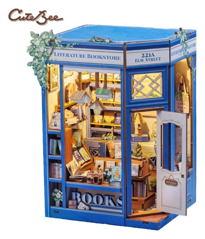 Book Nook Literature Bookstore 17 x 12 cm 10