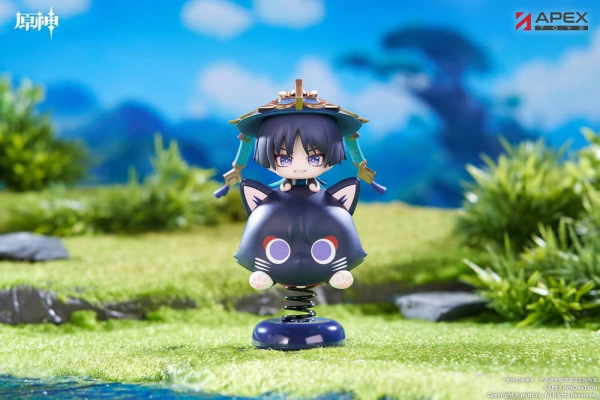 Genshin Impact Chibi Chara Yurayura Stand PVC Figure Wanderer 11 cm 1
