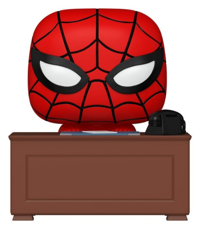 Marvel POP! Premium Vinyl Figure Meme- Spider-Man w/Desk 9 cm