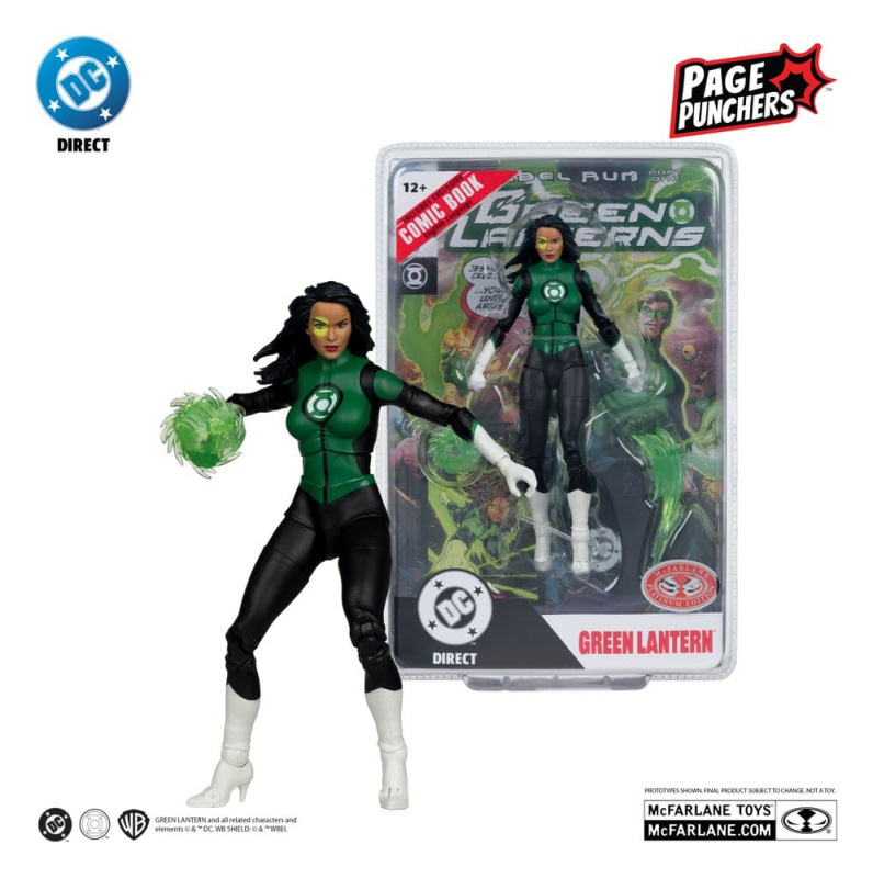 DC Direct Page Punchers Action Figure Jessica Cruz (Green Lanterns # 48) (Red Platinum Edition) 18 c 3
