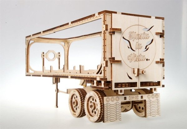Ugears 3D Wooden Puzzle Trailer for Heavy Boy Truck VM-03 5
