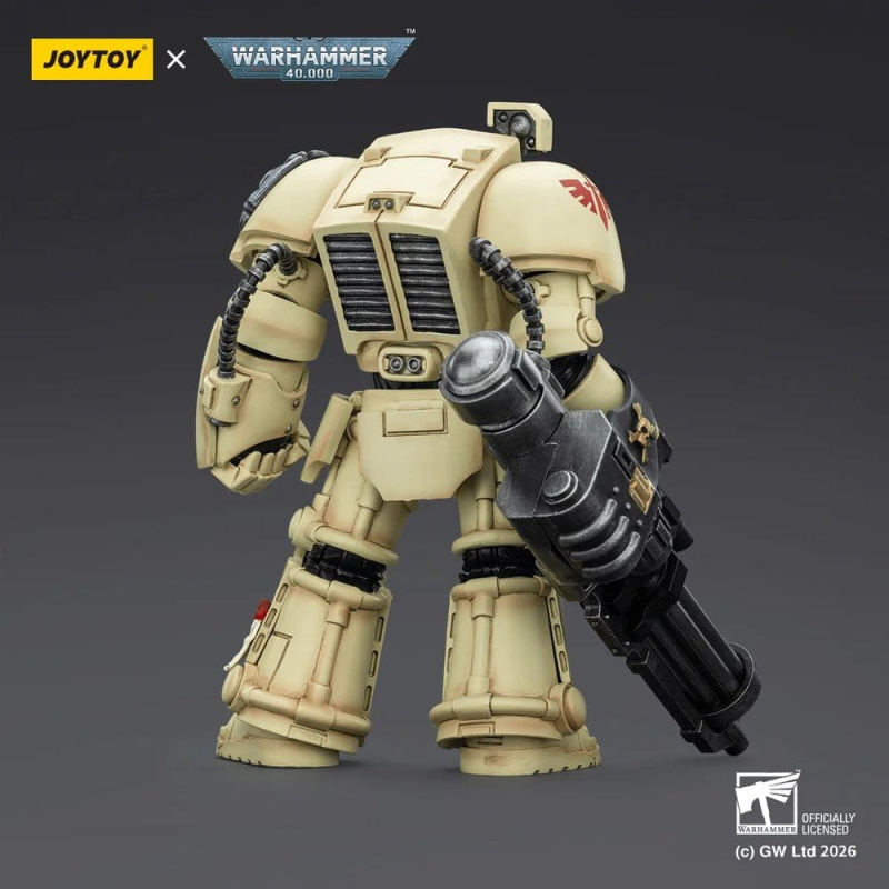 Warhammer 40,000 Action Figure Dark Angels Deathwing Terminator 3 with Power Fist and Assault Cannon 4