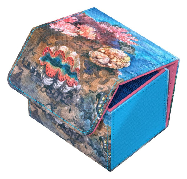 Ultimate Guard Sidewinder 100+ Xenoskin "Coral Places" - Seablue Hush 11
