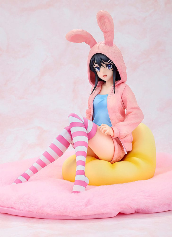 Rascal Does Not Dream of a Knapsack Kid PVC Statue 1/7 Mai Sakurajima Hoodie Look Rabbit Ears Ver. 1 1