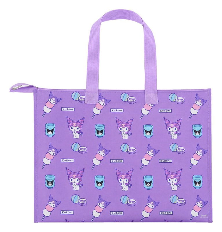 Sanrio PVC Shopping Bag Kuromi Japanese 49 x 36 x 10 cm 1