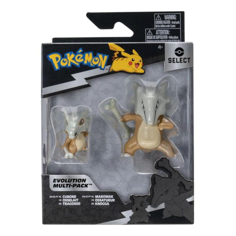 Pokemon: Evolution Select Action Figures 2-Pack Cubone, Marowak