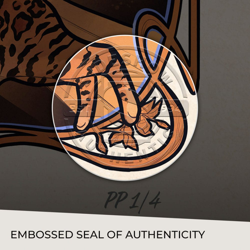 Critical Role Art Print Liam O'Brien: 10th Anniversary Art Nouveau Illustrations 46 x 28 cm - unfram 7