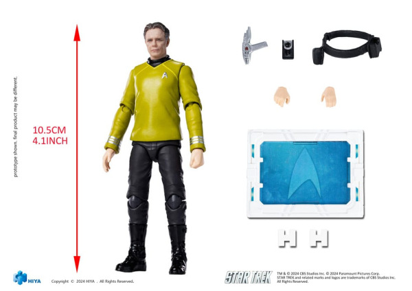 Star Trek 2009 Exquisite Mini Series Actionfigur 1/18 Pike 10 cm 1