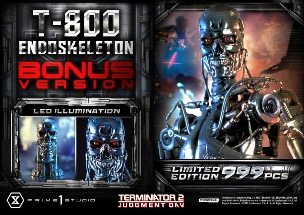 Terminator 2 Museum Masterline Series Statue 1/3 Judgment Day T800 Endoskeleton Deluxe Bonus Version 1