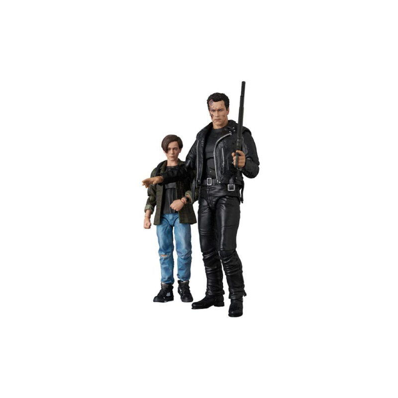 Terminator 2 MAFEX Action Figure T-800 (T2 Ver.) & John Connor 16 cm 1