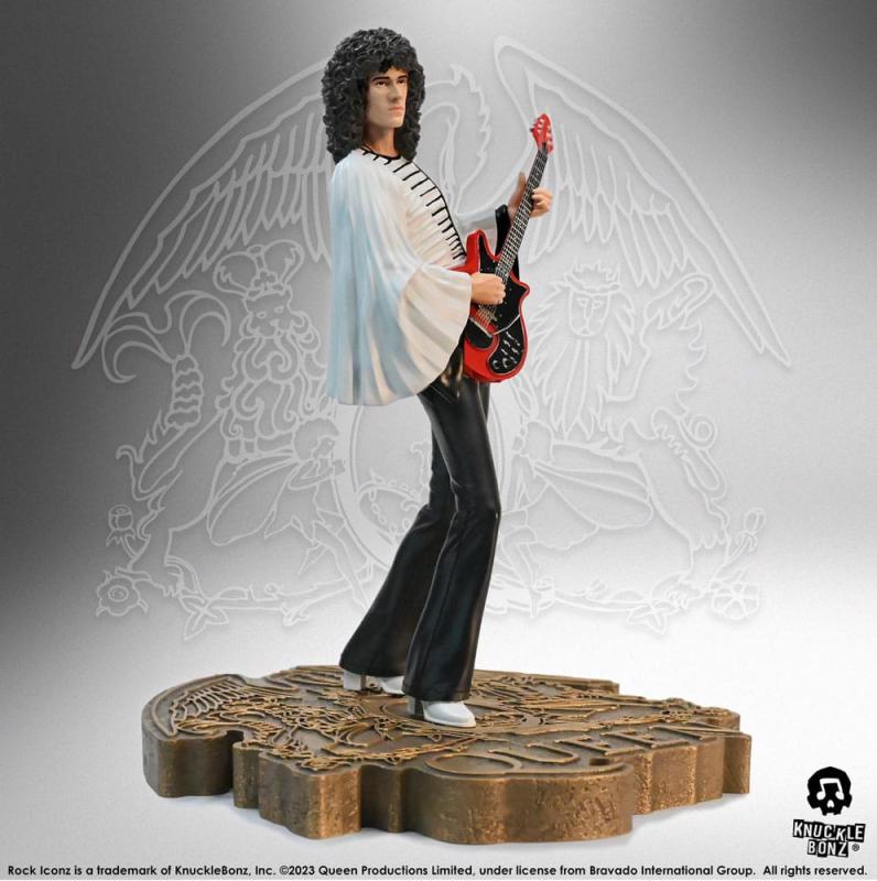 Queen: Brian May II (Sheer Heart Attack Era) 23 cm Rock Iconz Statue - Knucklebonz