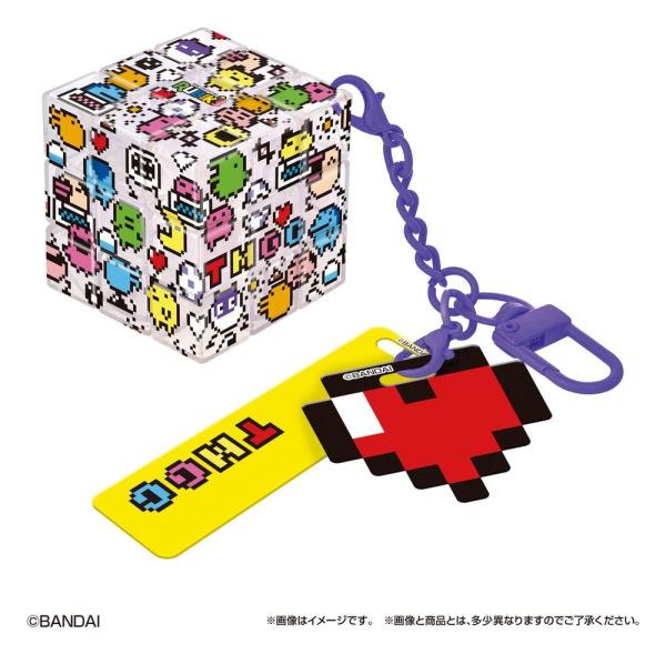 Rubik's ID Keychains Tamagotchi Blind Box Display (6) 3
