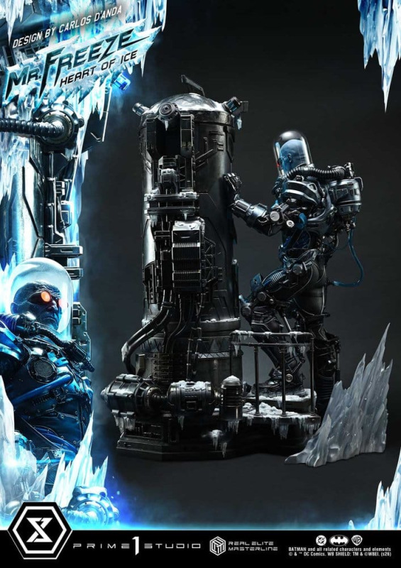 DC Comics Real Elite Masterline Series Statue 1/3 Batman (Comics) Mr. Freeze Heart of Ice (Design by 8