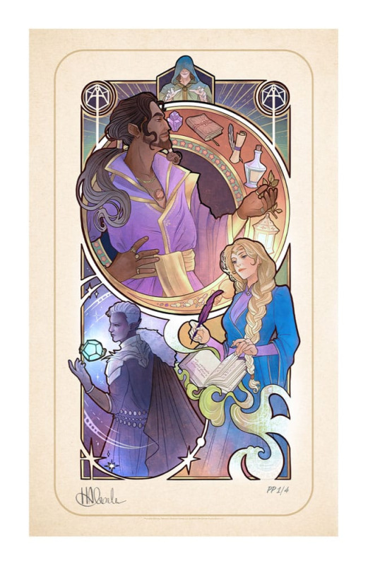 Critical Role Art Print Matthew Mercer: 10th Anniversary Art Nouveau Illustrations 46 x 28 cm - unfr