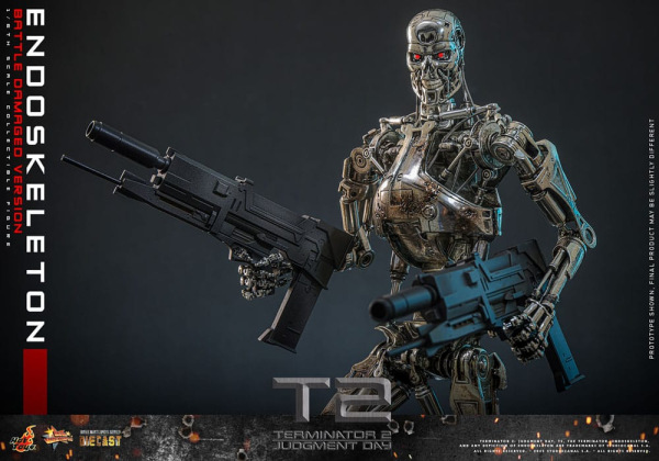 Terminator 2: Judgment Day Movie Masterpiece Action Figure 1/6 Endoskeleton (Battle Damaged Version) 13