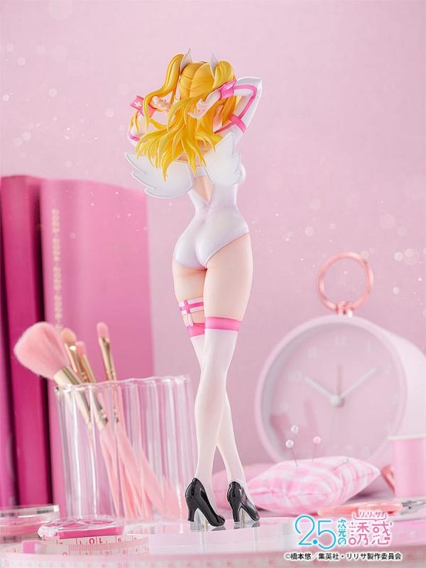 2.5 Dimensional Seduction PVC Statue 1/7 Liliel Angel School spin-off Training Suit/Ririsa 25 cm 11