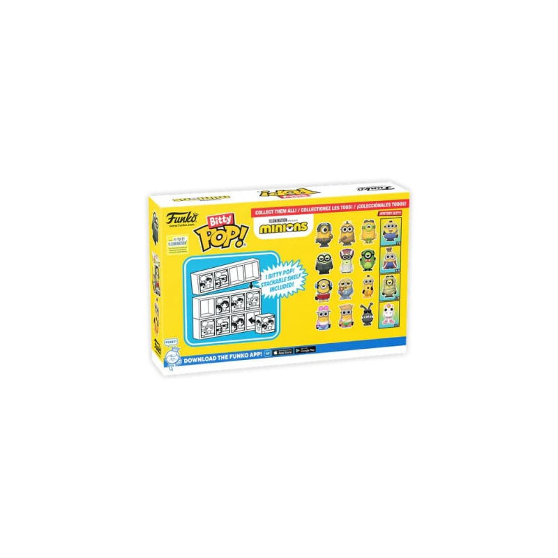 Minions Bitty POP! Vinyl Figure 4-Pack Roller Skating Stuart 2,5 cm 1