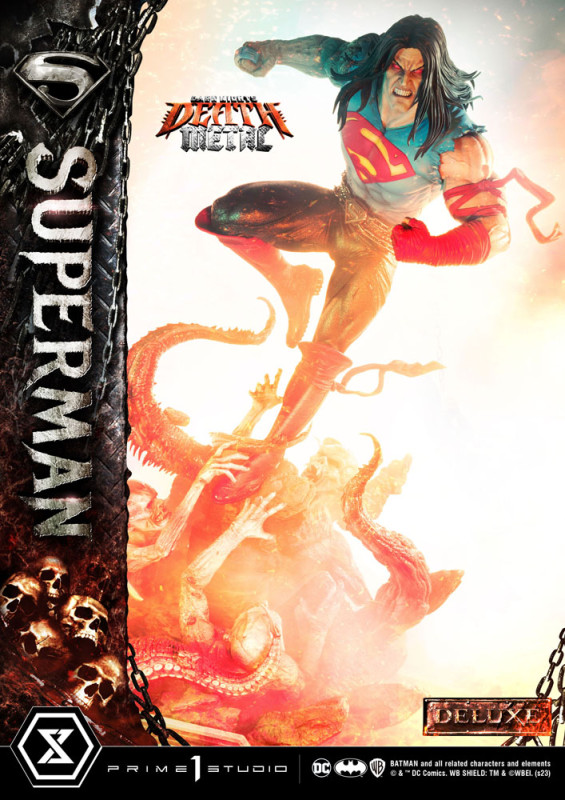 Dark Nights: Death Metal Statue 1/3 Death Metal Superman Deluxe Ver. 94 cm 1