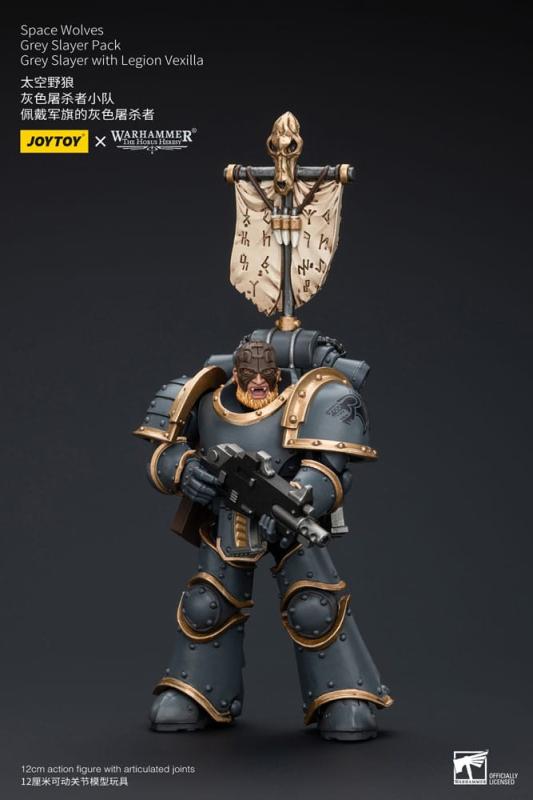 Warhammer The Horus Heresy Action Figure 1/18 Space Wolves Grey Slayer Pack Grey Slayer With Legion