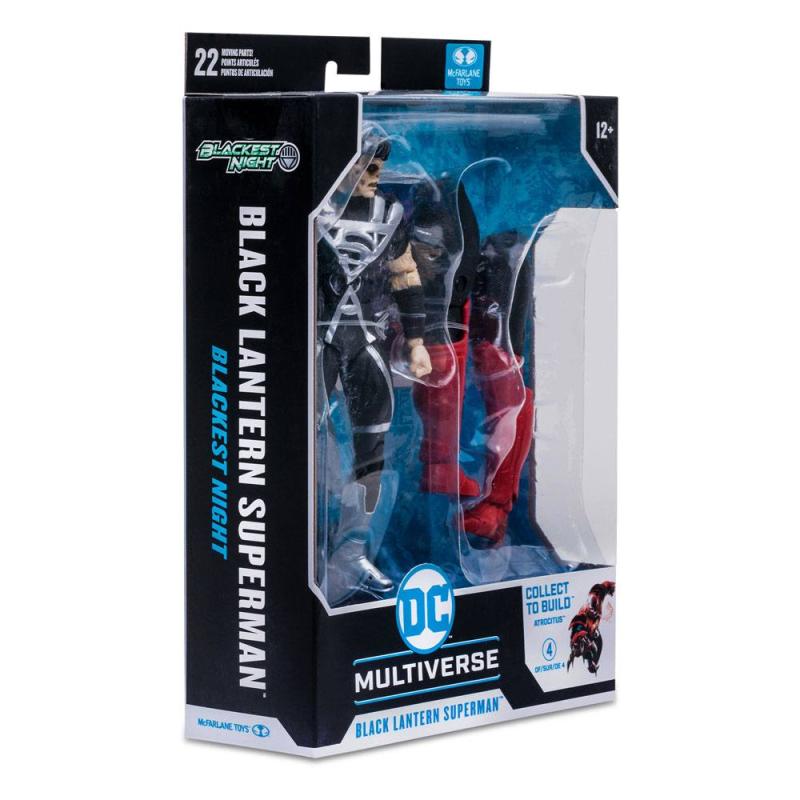 DC Multiverse: Black Lantern Superman 18 cm Build A Action Figure - McFarlane Toys