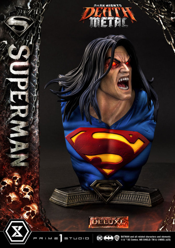 Dark Nights: Death Metal Statue 1/3 Death Metal Superman Deluxe Ver. 94 cm 6