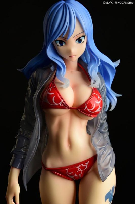 Fairy Tail Statue 1/6 Jubia Lokser Gravure_Stylesee-through wet shirt Red Bikini!! 25 cm