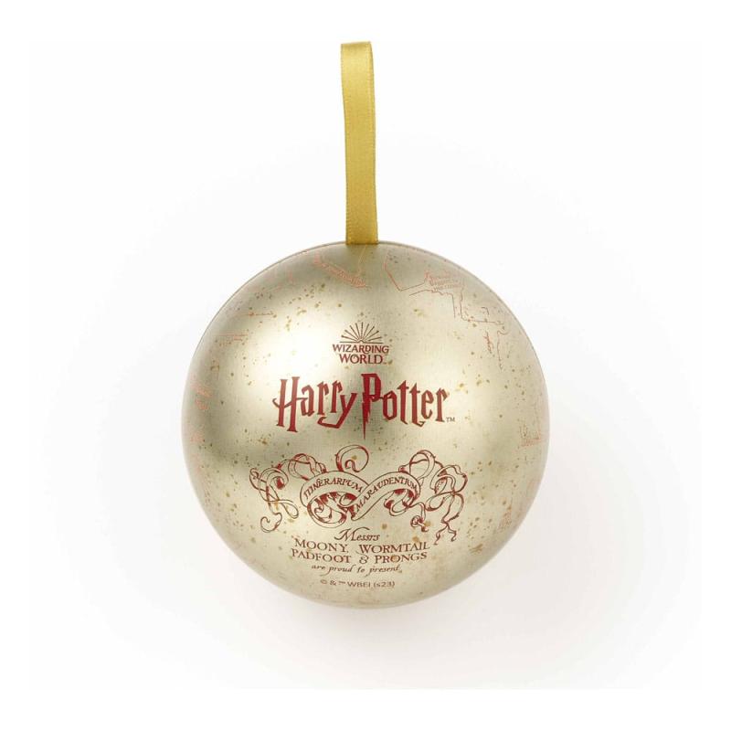 Harry Potter tree ornment with Pin Badge Deck Marauders Map