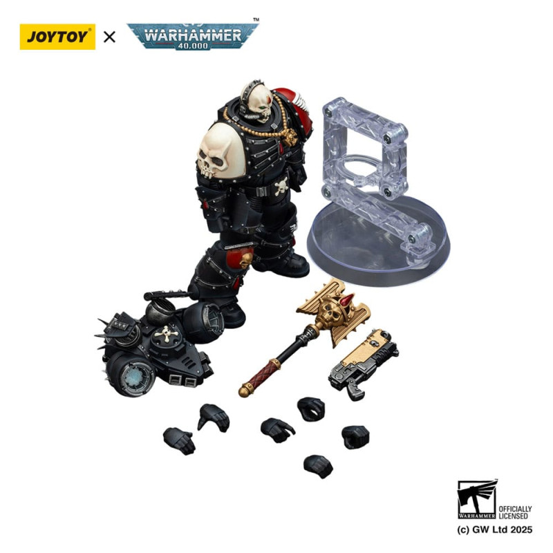 Warhammer 40,000: Combat Patrol Blood Angels Action Figure Lemartes With Jump Pack Blood Crozius and 9