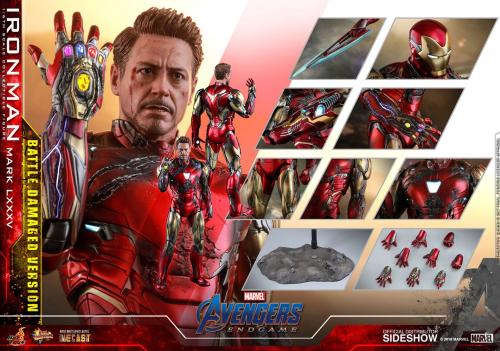Avengers Endgame: Iron Man Mark LXXXV Battle Damaged Ver.  32 -
   
1/6 Figure - Hot Toys
