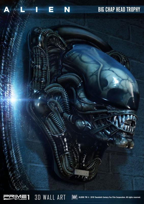 Alien: Big Chap Head Trophy - 3D Wall Art 58 cm - Prime 1 Studio